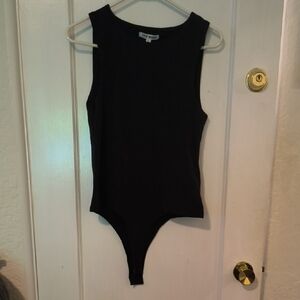 NWT Steve Madden | Black Sleeveless Bodysuit